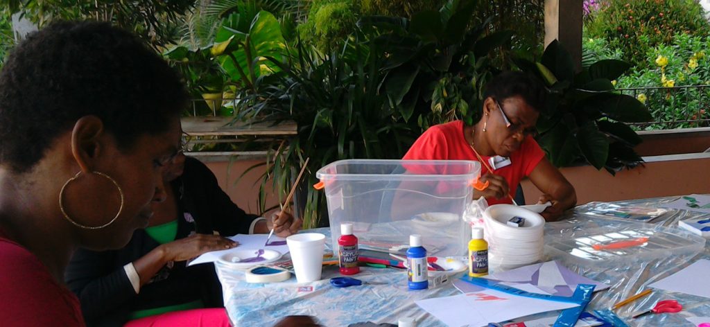 women doing craft