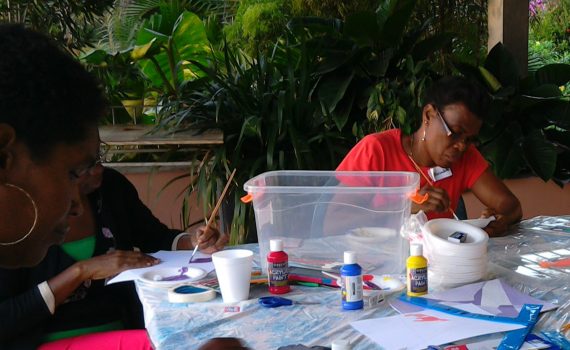 women doing craft