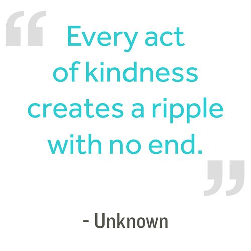 #thoughtfulthursday: The ripple effect of kindness - Peaced Together